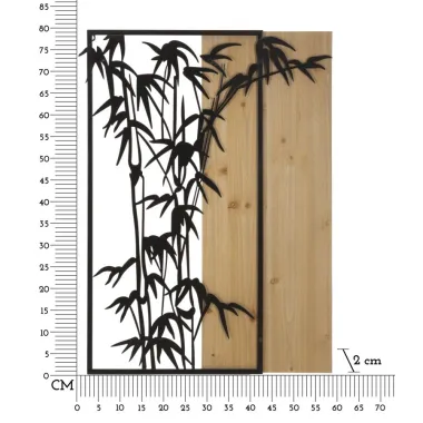 Panel ścienny z bambusa 58x2x80 cm
